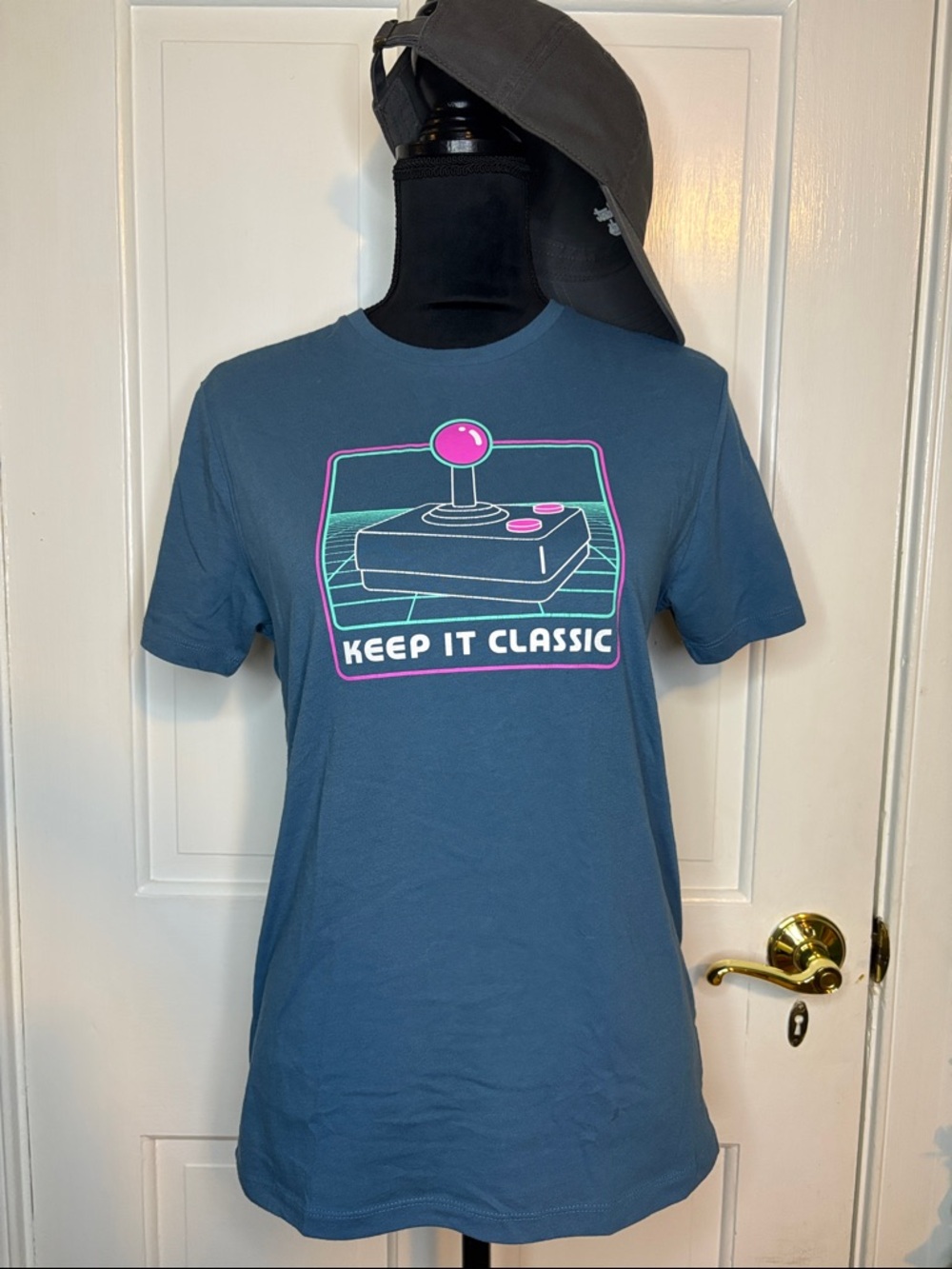 Unisex Old Navy Teal Retro Joystick Tee